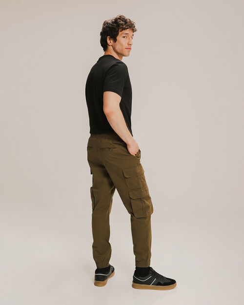 Jogger Cargo Básico Verde
